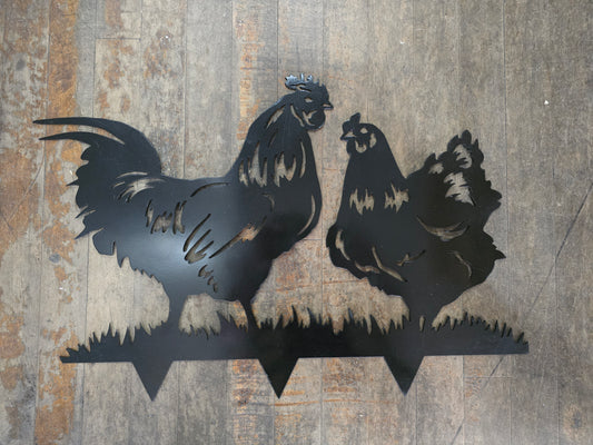 Poultry yard sign