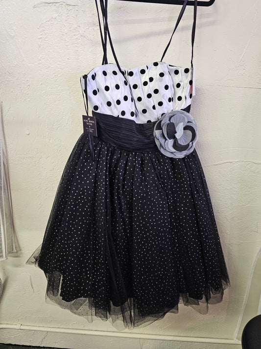 Black Sparkly with polkadot