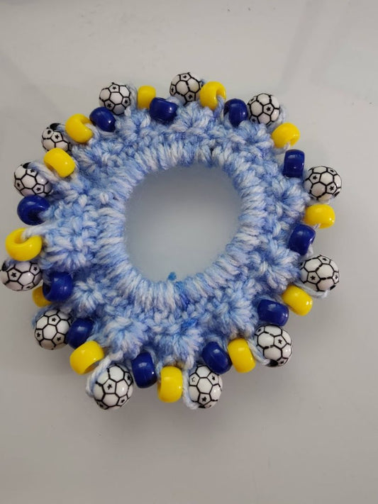 Light Blue  Soccer Ponytail LB