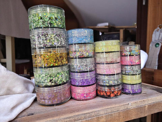 XL Set of 5 Glitter